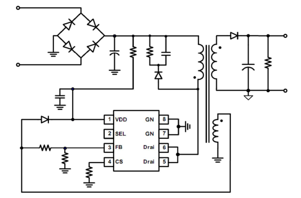 開關電源芯片U6117D